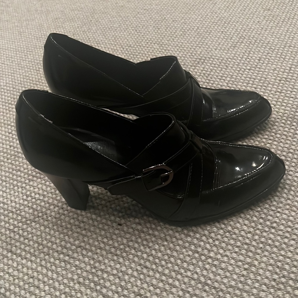 Black short booties